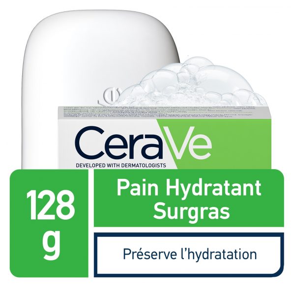 CeraVe Pain Hydratant Surgras Peau Normale à Sèche 128g