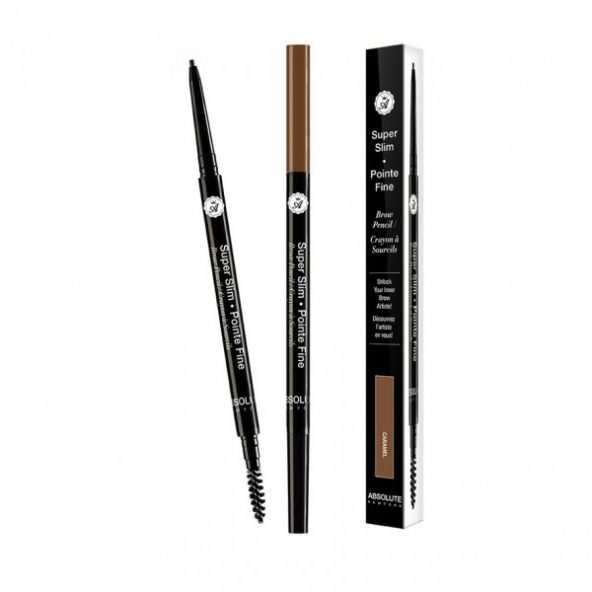 SUPER SLIM EYE BROW PENCIL CARAMEL – ABSOLUTE NEW YORK