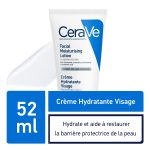 CeraVe Crème Hydratante Visage Peau Normale à Sèche 52ml