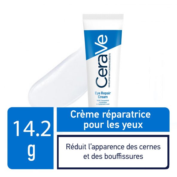 CeraVe Crème Réparatrice Yeux Anti-Cernes et Anti-Poches 14ml