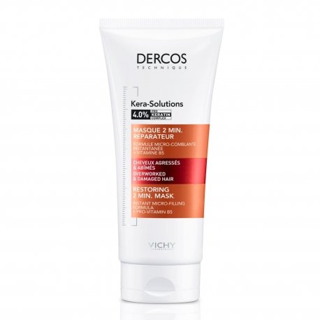 Vichy-Dercos-Kera-Solutions-Masque-2min.-Réparateur-Cheveux-Secs-et-Abîmés-200ml
