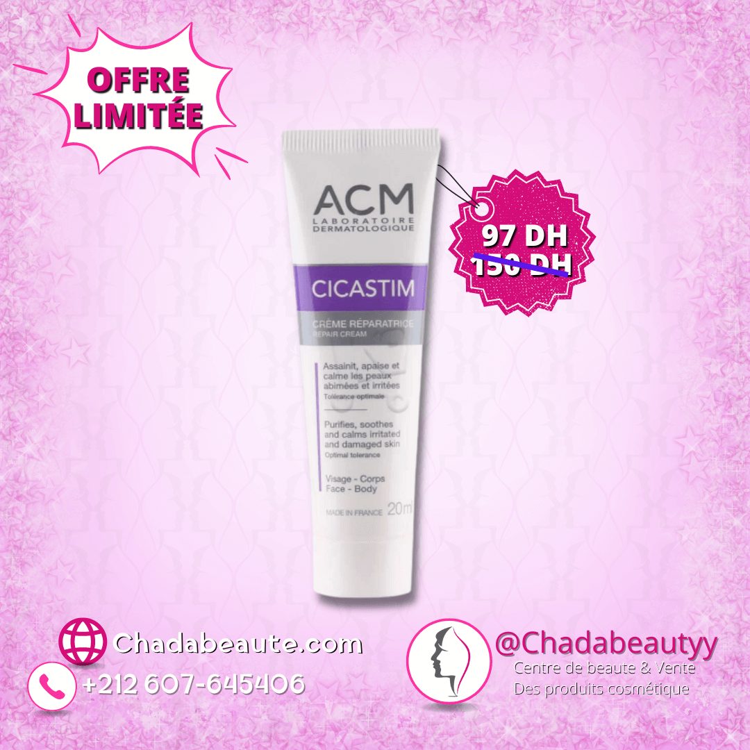 ACM Cicastim crème réparatrice apaisante visage et corps 40ml (offre)